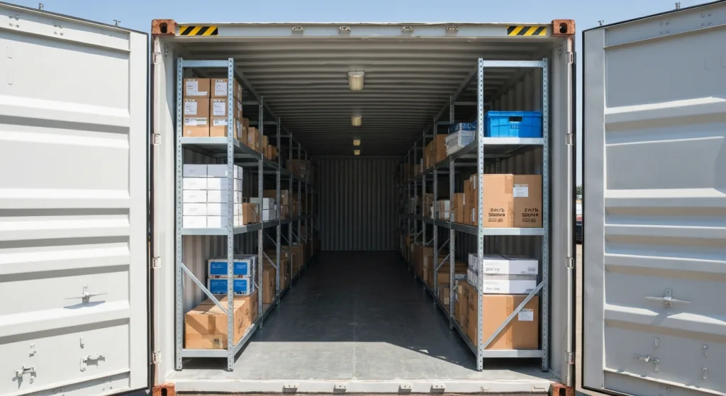 When is a 20ft container the better option?