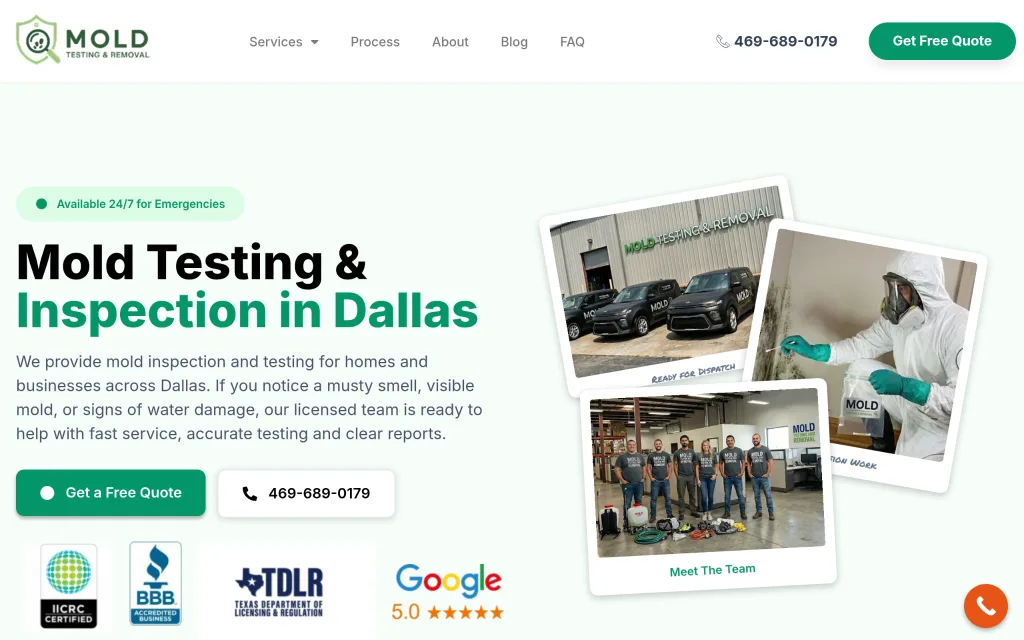 Mold Testing and Removal - Best for Mold Testing and Remediation