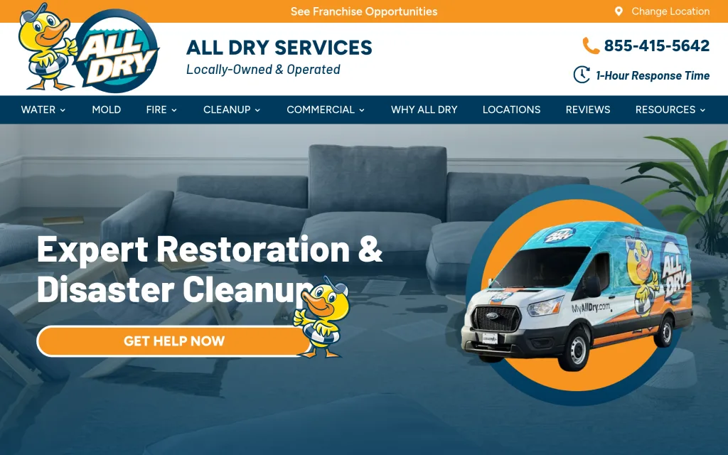 All Dry Services - Best for Water Damage Restoration and Mold Remediation