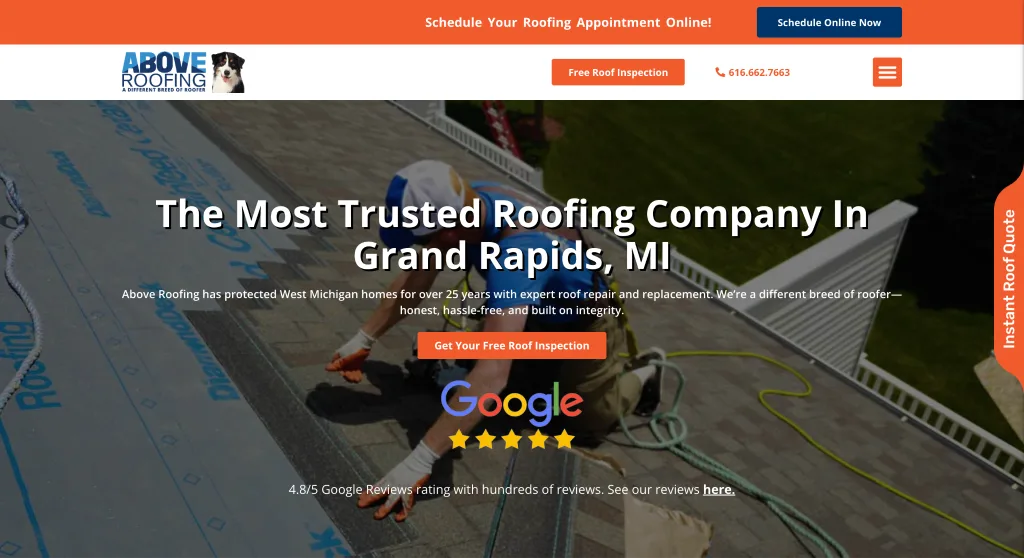 Above Roofing - Best for Residential Roof Repair and Installation in the Grand Rapids Area