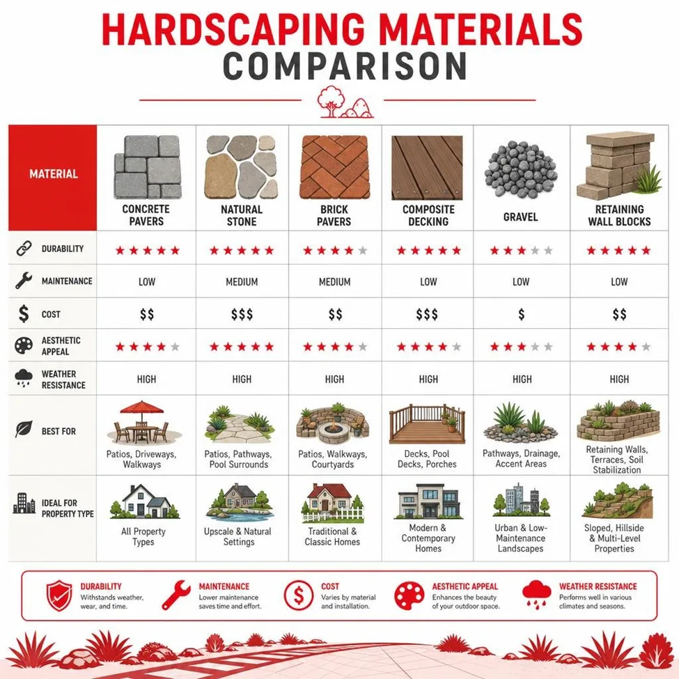 Selecting Hardscaping Materials for Diverse Property Types