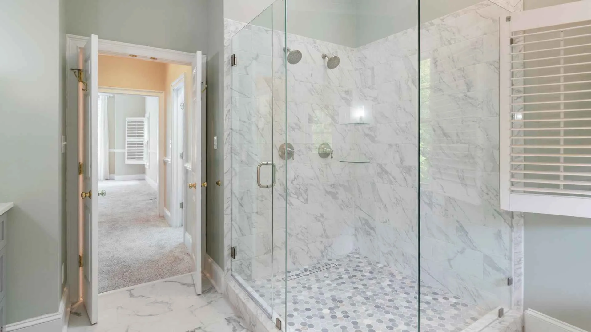 Frameless Pivot Shower Door