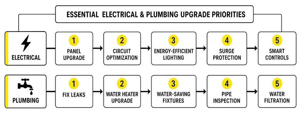 Essential Home Electrical and Plumbing Upgrades
