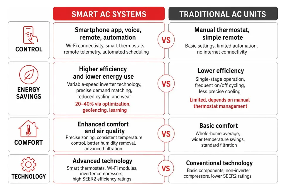 Weighing the Pros and Cons of Upgrading to Smart AC Systems