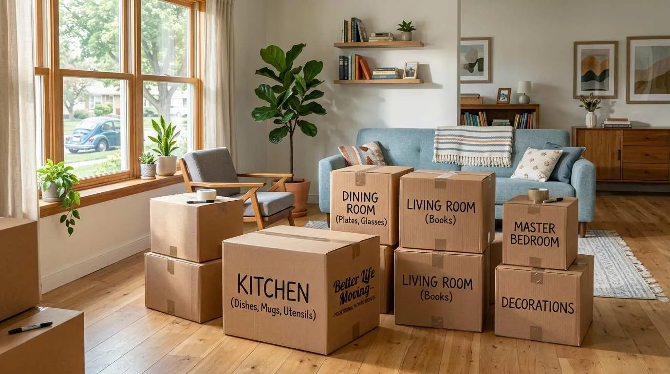 Professional Packing Services from Better Life Moving: A Stress-Free Way to Prepare for a Move