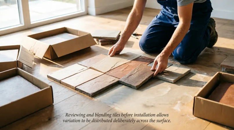 The Beauty of Variation in Handcrafted Tile