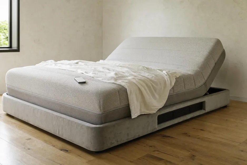 Mattress-integrated climate beds