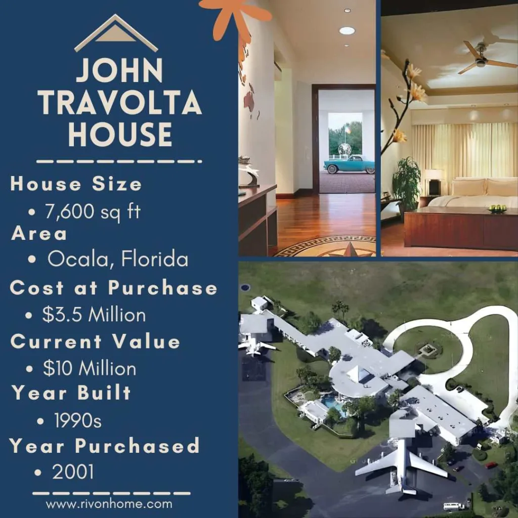 John Travolta House Tour
