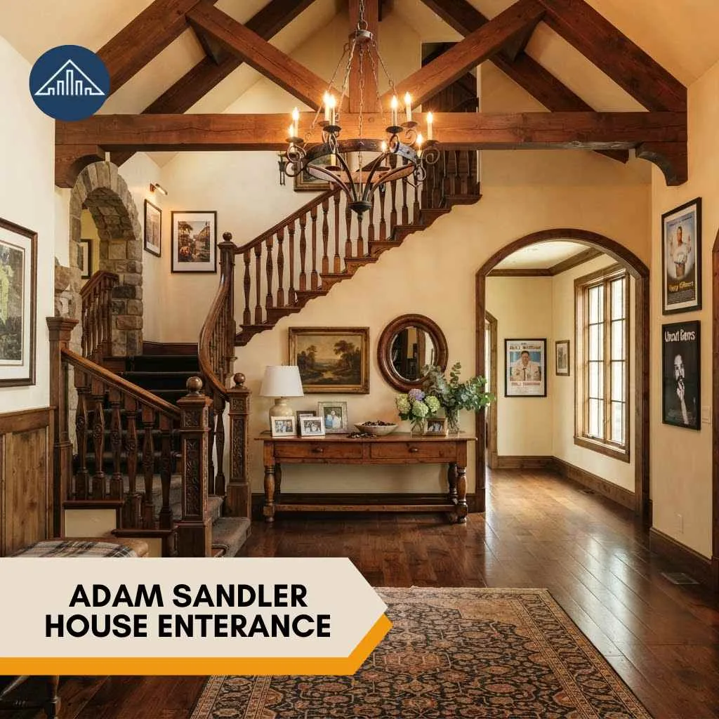 Adam Sandler House: Step Inside His $20M Pacific Palisades Mansion 3 Adam Sandler House Enterance