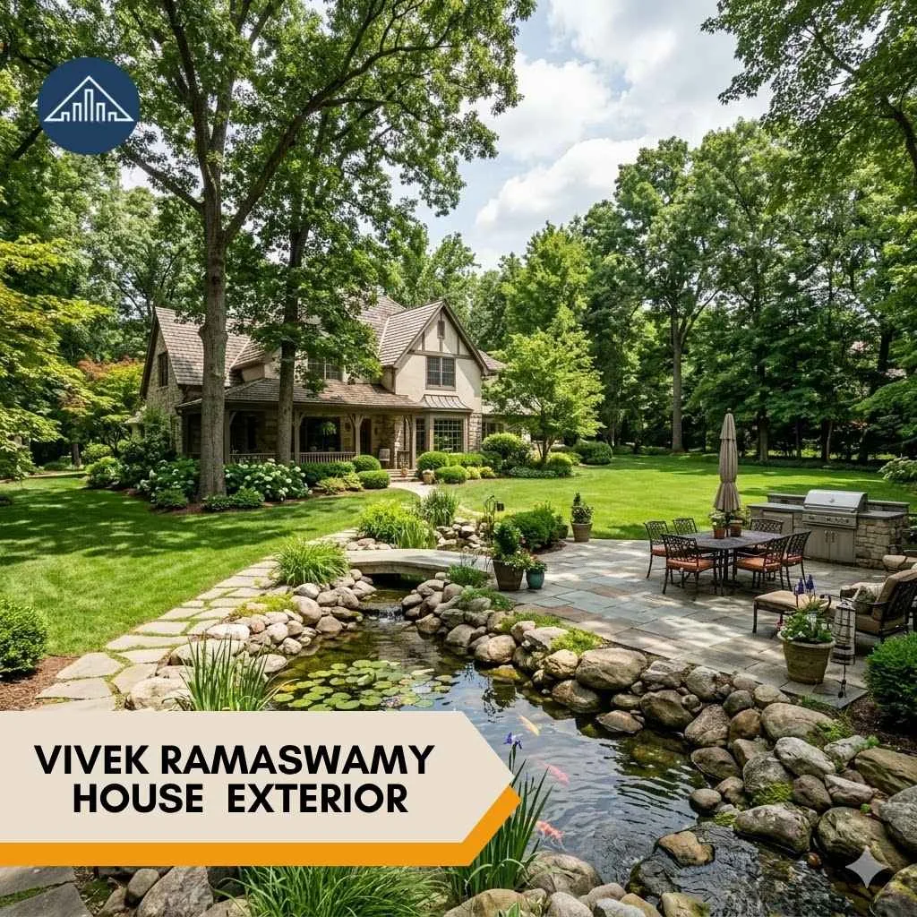 Inside Vivek Ramaswamy House Columbus, Ohio - $2.5 Million Estate 4 Vivek Ramaswamy House exterior
