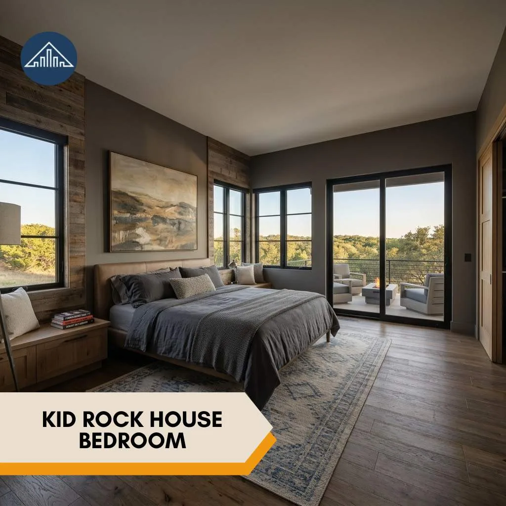 Kid Rock House White  bedroom