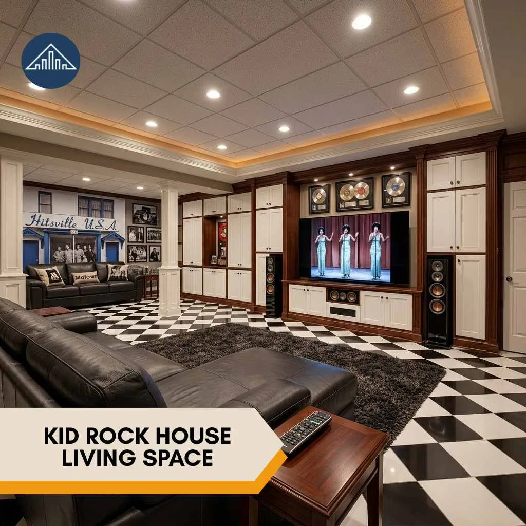 Kid Rock House White  living space