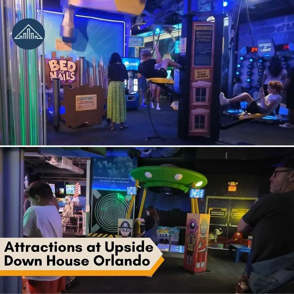 Attractions at Upside Down House Orlando