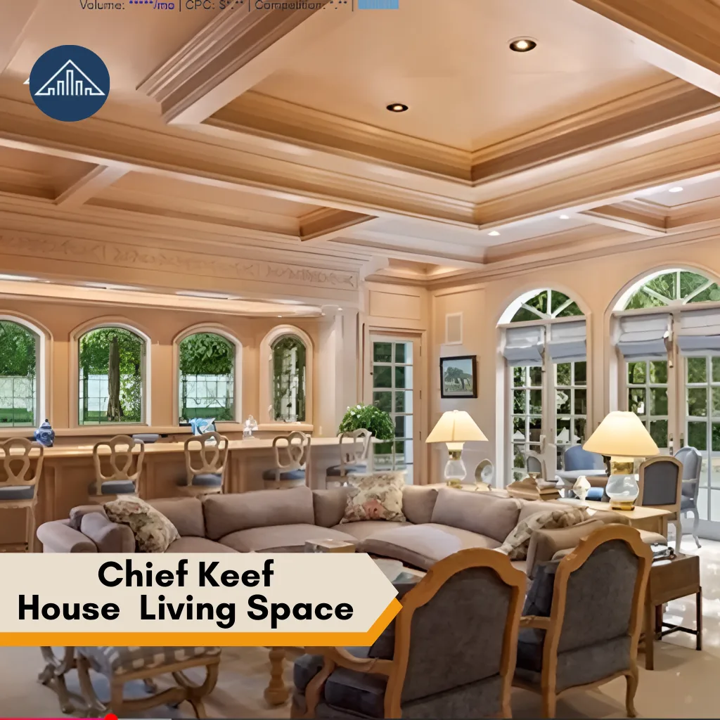 Chief Keef House: Tour His Stunning $3.3M Woodland Hills Mansion 5 Chief Keef House Living Space