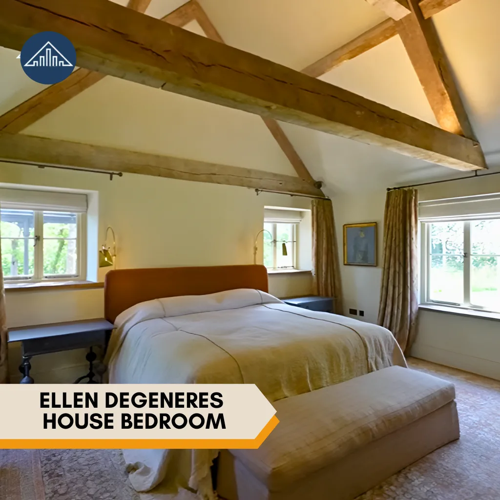 Ellen DeGeneres House: Gorgeous $18M Cotswolds Mansion 4 Ellen DeGeneres House Bedroom