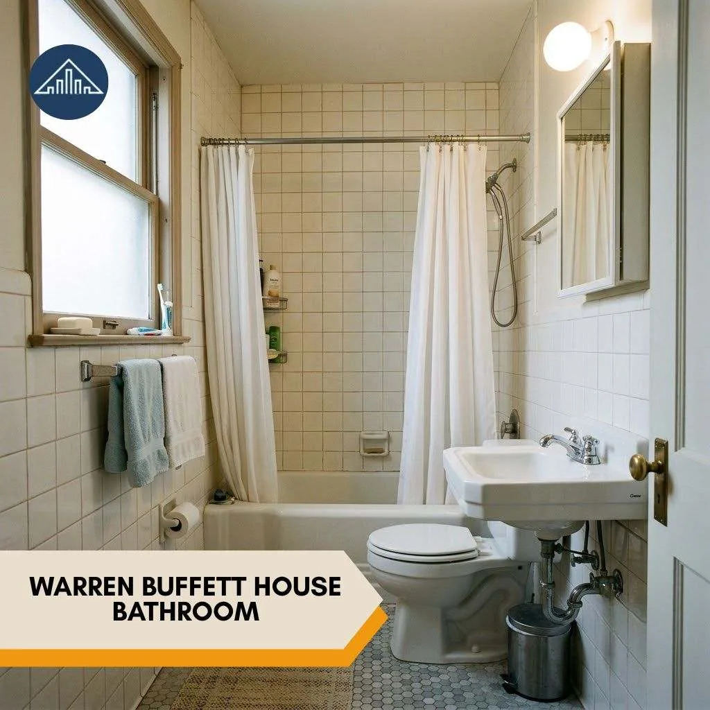 Warren Buffett House: His Spectacular $1.5M Omaha Mansion 5 Warren Buffett House bathroom