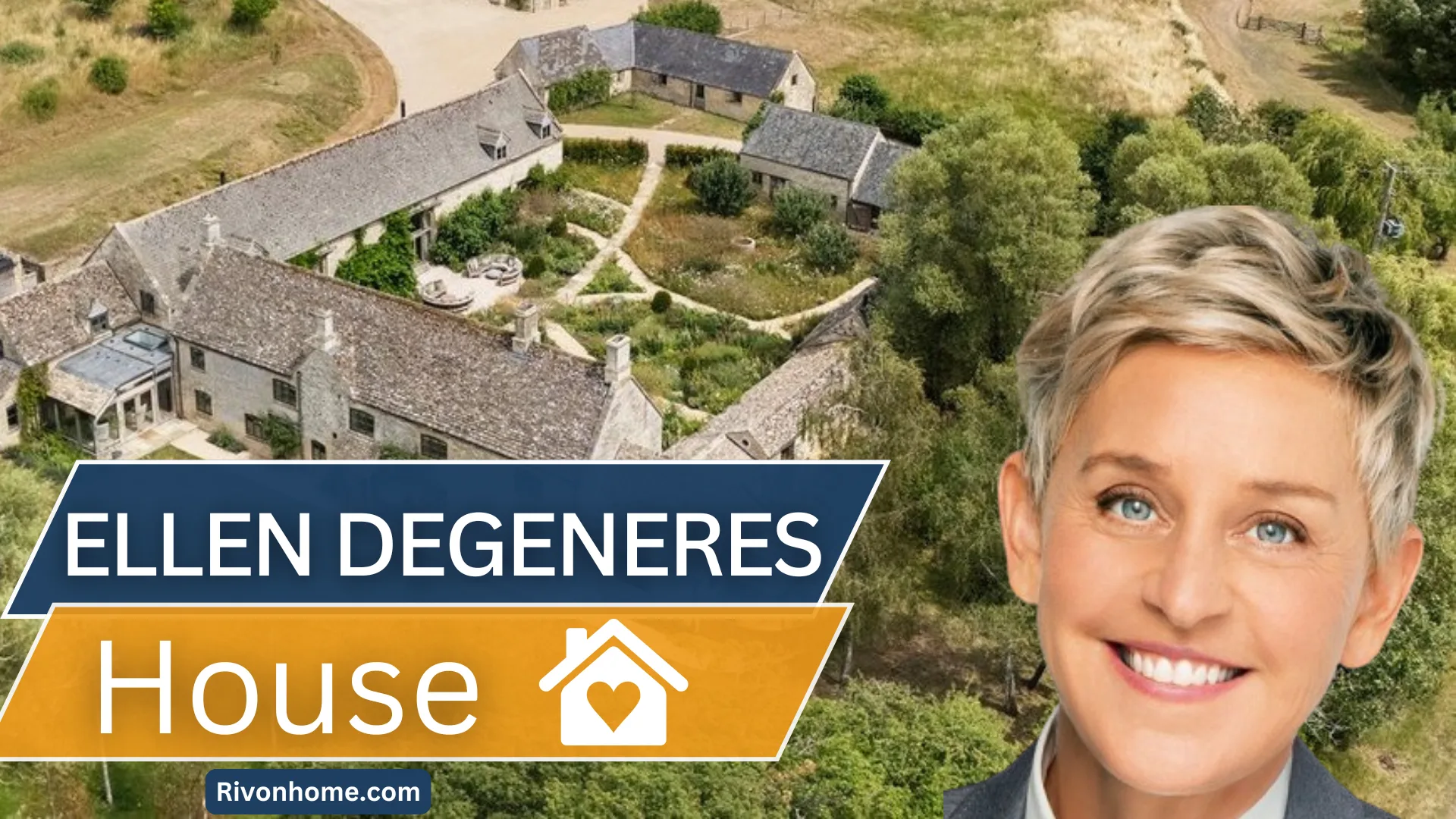 Ellen DeGeneres House: Gorgeous $18M Cotswolds Mansion 1 Ellen DeGeneres house