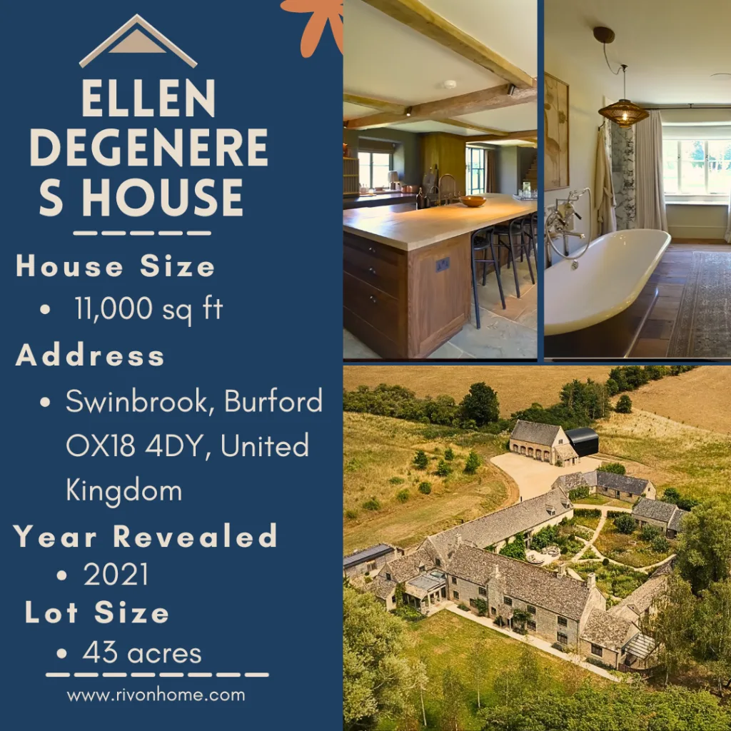 Ellen DeGeneres House: Gorgeous $18M Cotswolds Mansion 2 Ellen DeGeneres house Banner
