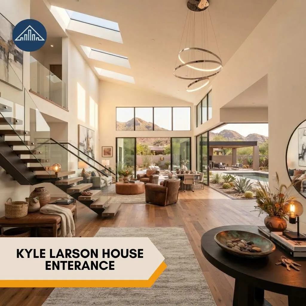 Kyle Larson house enterance