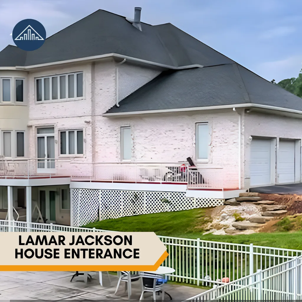 Lamar Jackson Jaw-Dropping $1.3M Owings Mills Mansion 3 Lamar Jackson House Enterance