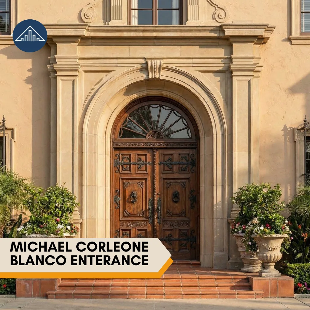 Michael Corleone Blanco  House Enterance