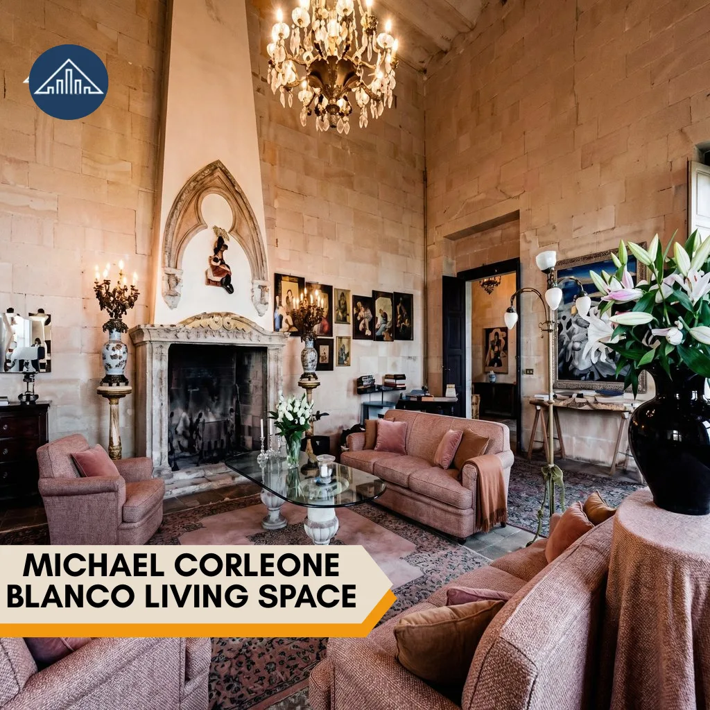 Michael Corleone Blanco House Living Space