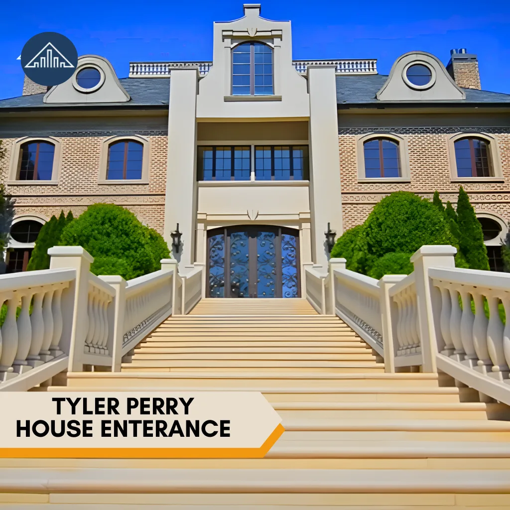 Where does Tyler Perry live?: Tyler Perry House Enterance