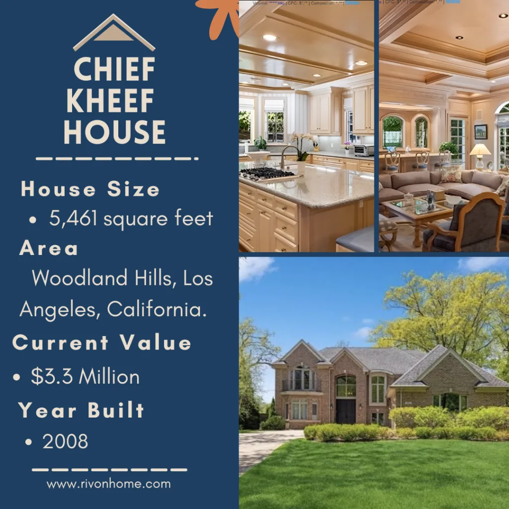 Chief Keef House: Tour His Stunning $3.3M Woodland Hills Mansion 2 Chief Keef House