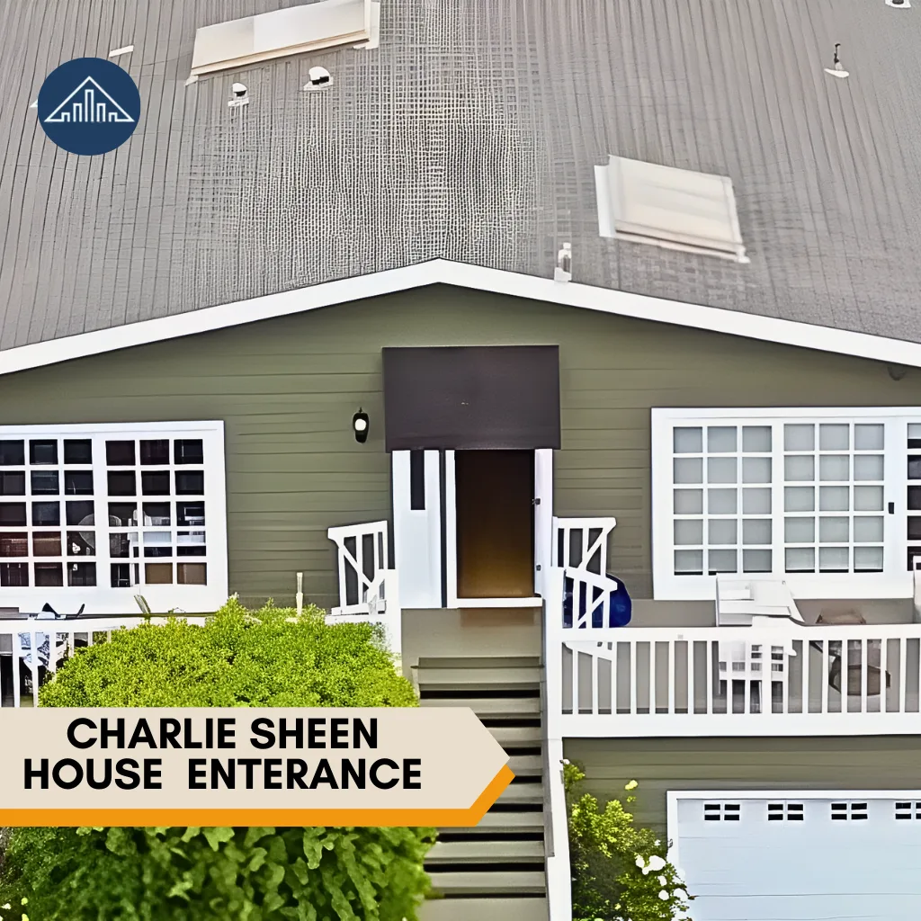 Where Does Charlie Sheen Live? Charlie Sheen House Enterance