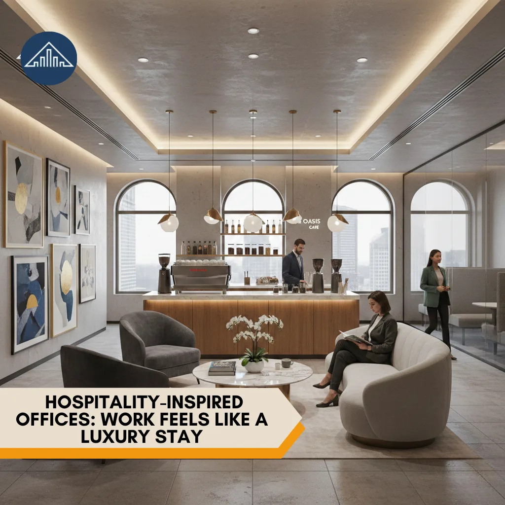 Hospitality-Inspired Sustainable Interiors: Work Feels Like a Luxury Stay