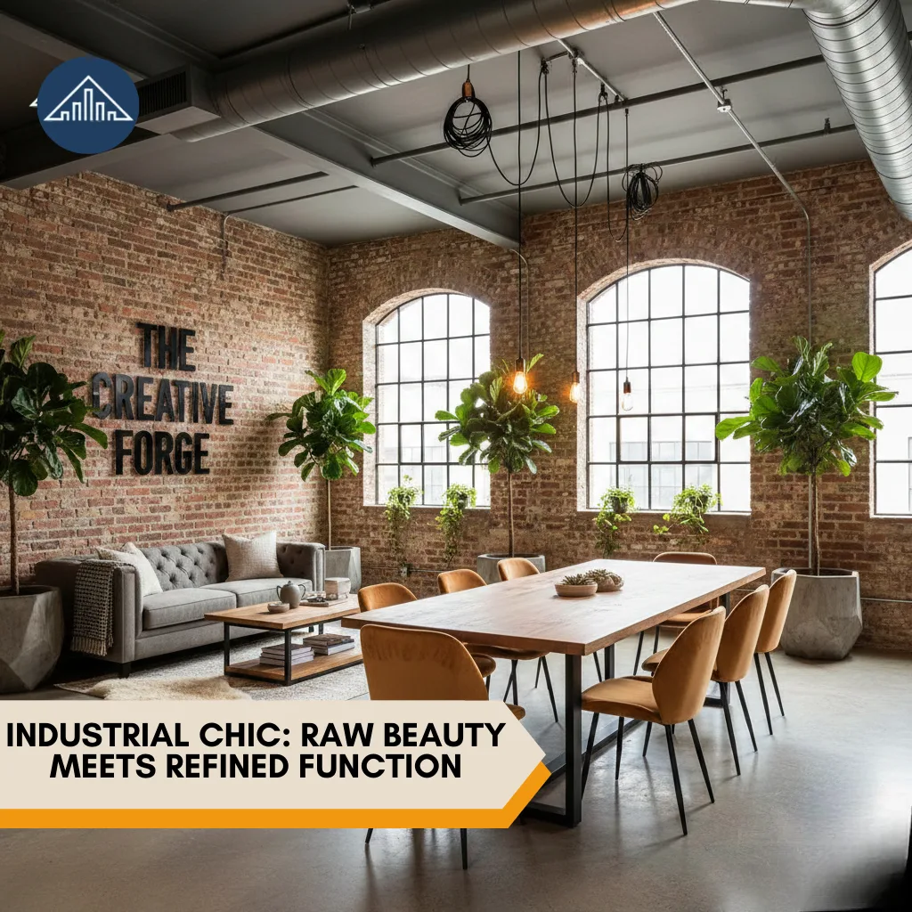  Sustainable Industrial Chic: Raw Beauty Meets Refined Function