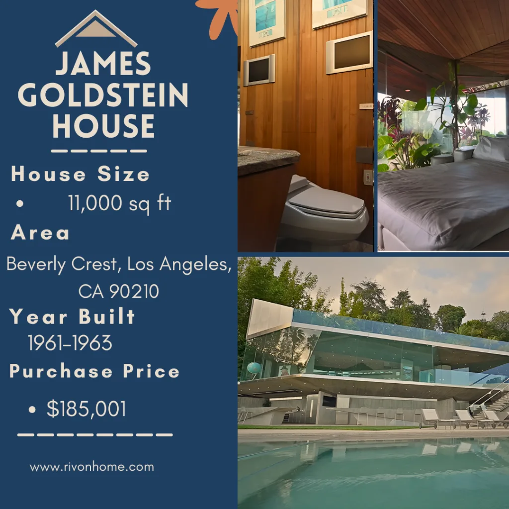 where does James Goldstein live? James Goldstein House  banner