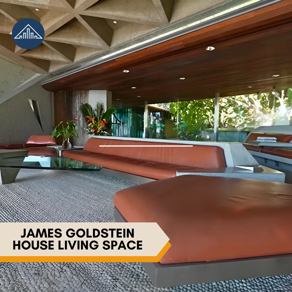 where does James Goldstein live? James Goldstein House  living space