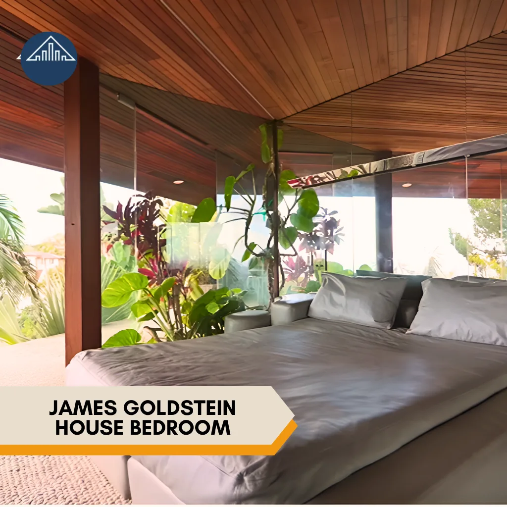 where does James Goldstein live? James Goldstein House  bedroom