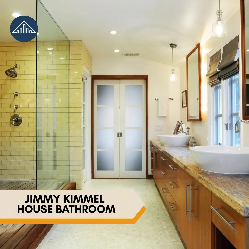 where does Jimmy Kimmel live? Jimmy Kimmel House BATHROOM