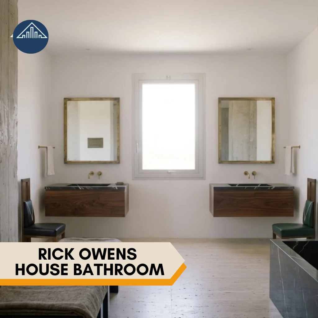 Rick Owens House: Legendary Paris $10M Mansion 5 Rick Owens House bathroom:Where Does Rick Owens Live