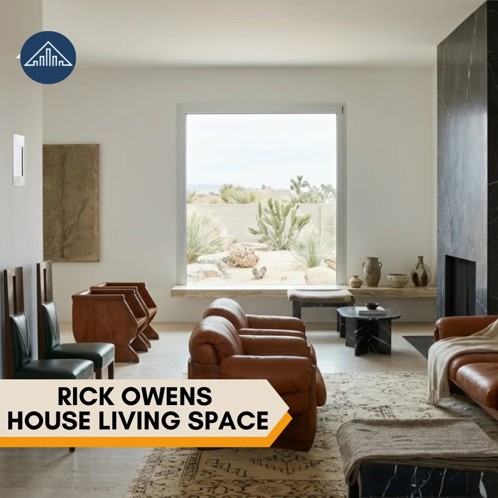 Rick Owens House: Legendary Paris $10M Mansion 6 Rick Owens House living space :Where Does Rick Owens Live