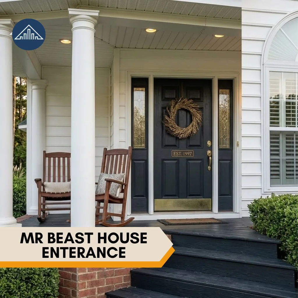 MrBeast House enterance:Where Does MrBeast Live Now?