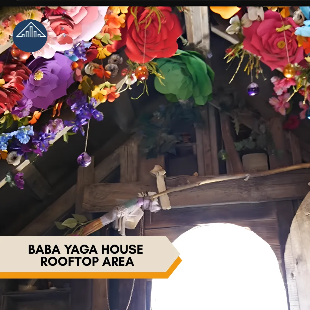 Baba Yaga House rooftop area