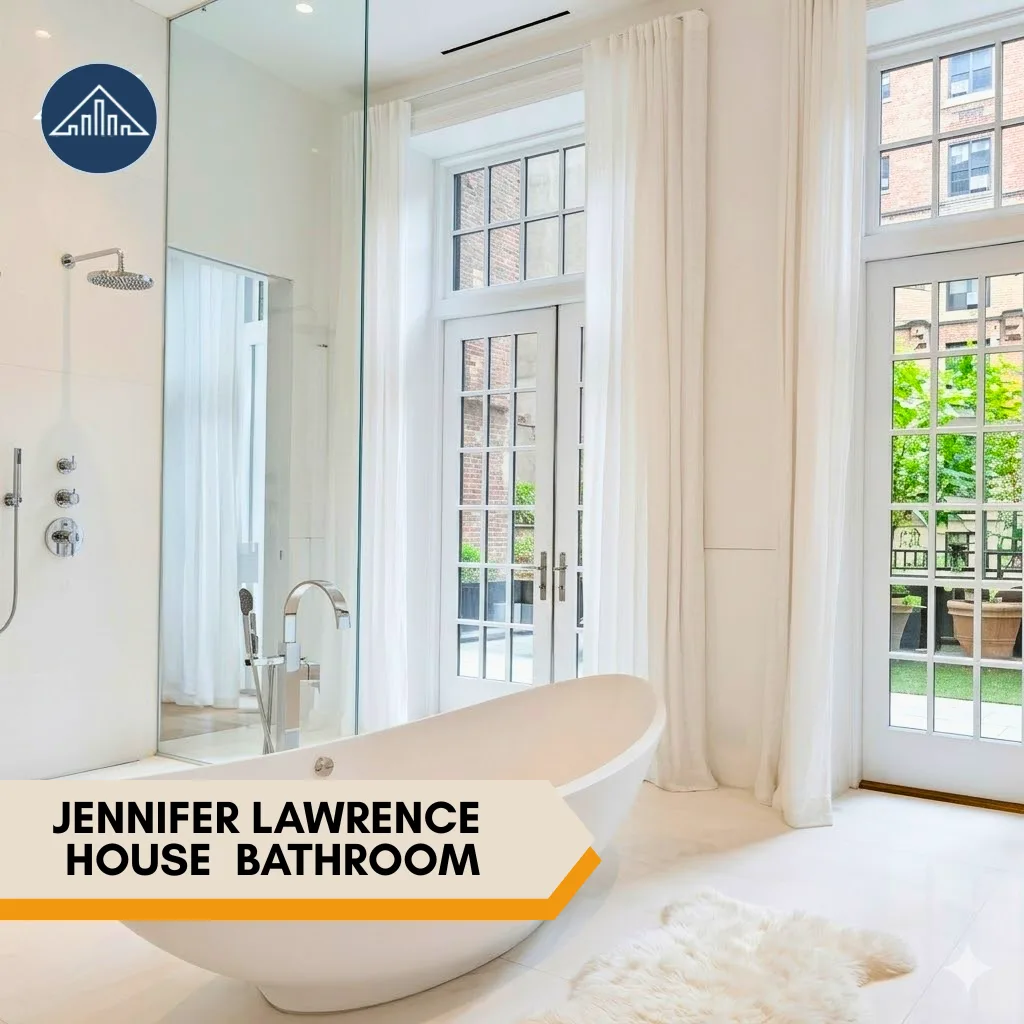 Where Does Jennifer Lawrence Live ?Jennifer Lawrence House bathroom