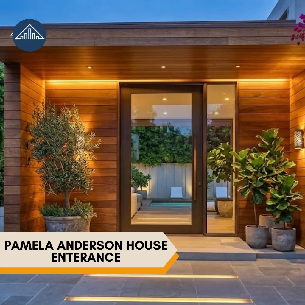 Where Does Pamela Anderson Live Now? Pamela Anderson House enterance