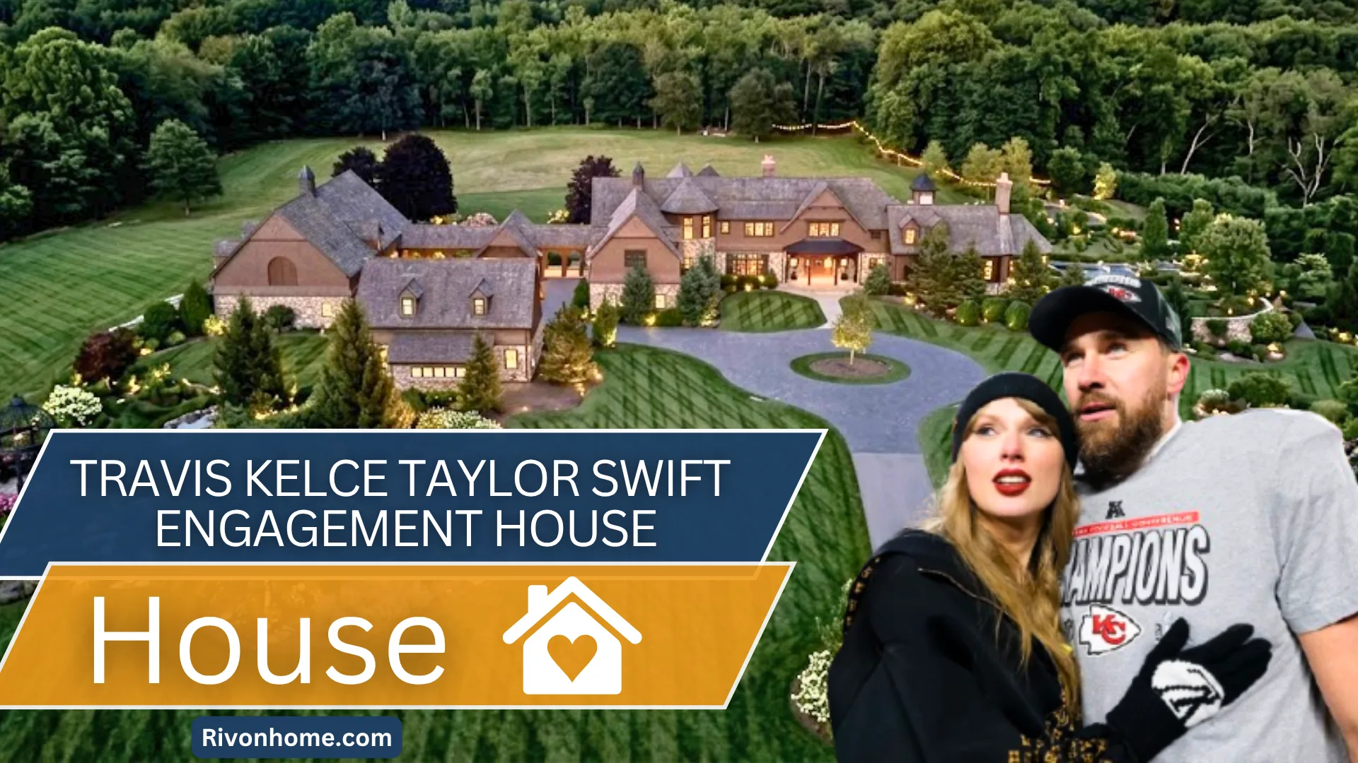 Travis Kelce Taylor Swift Engagement House:Their $6M Leawood Mansion 1 Travis Kelce Taylor Swift House
