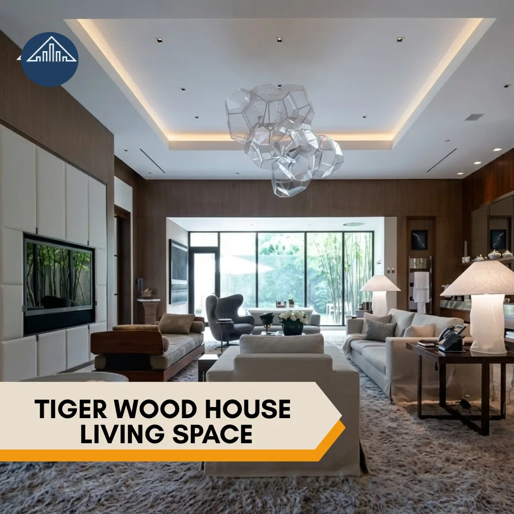 Tiger Wood House living space