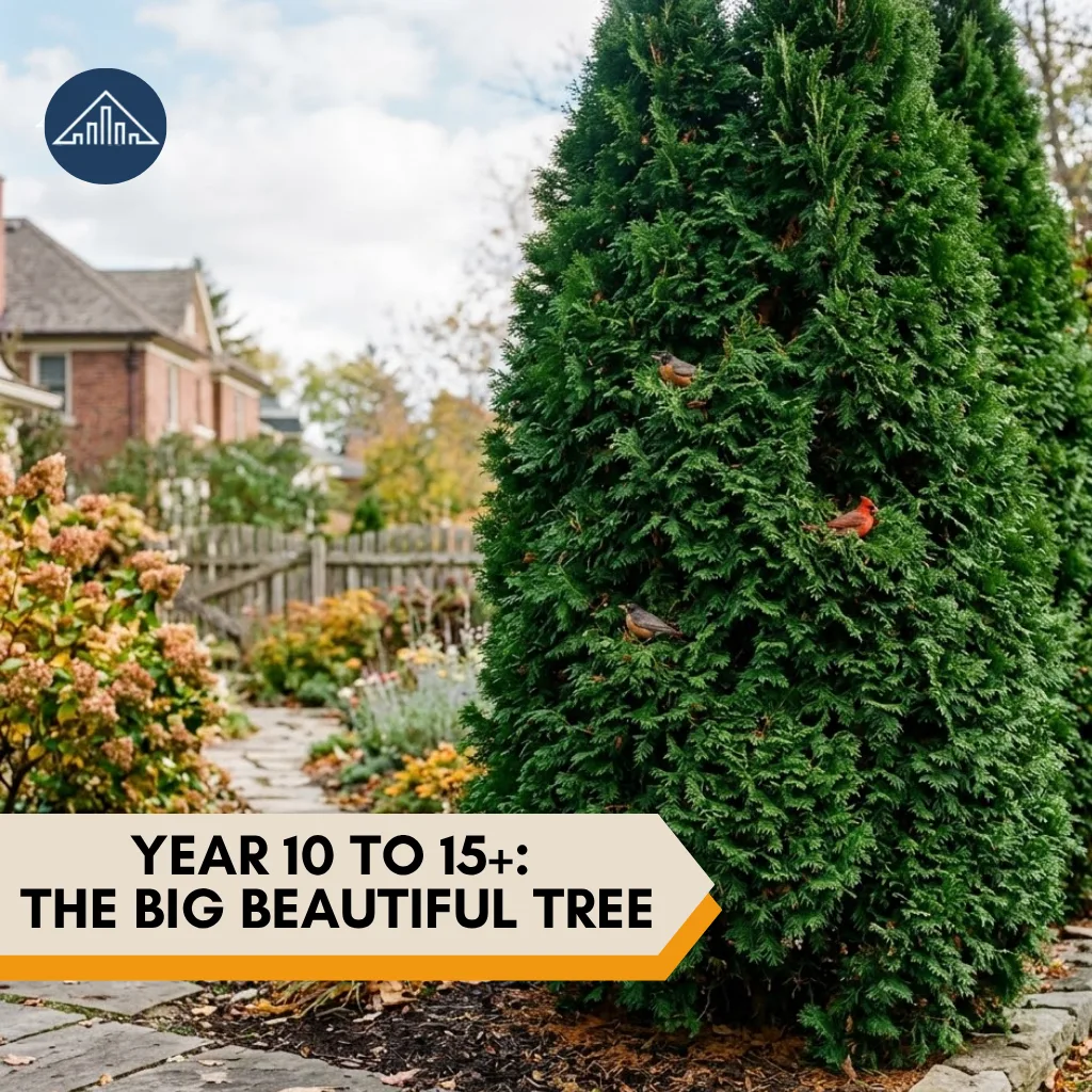 Emerald Green Arborvitae growth