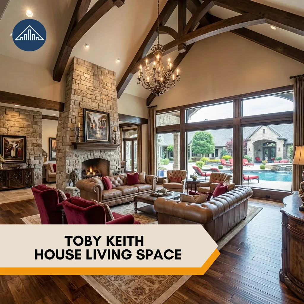 Toby Keith House living space