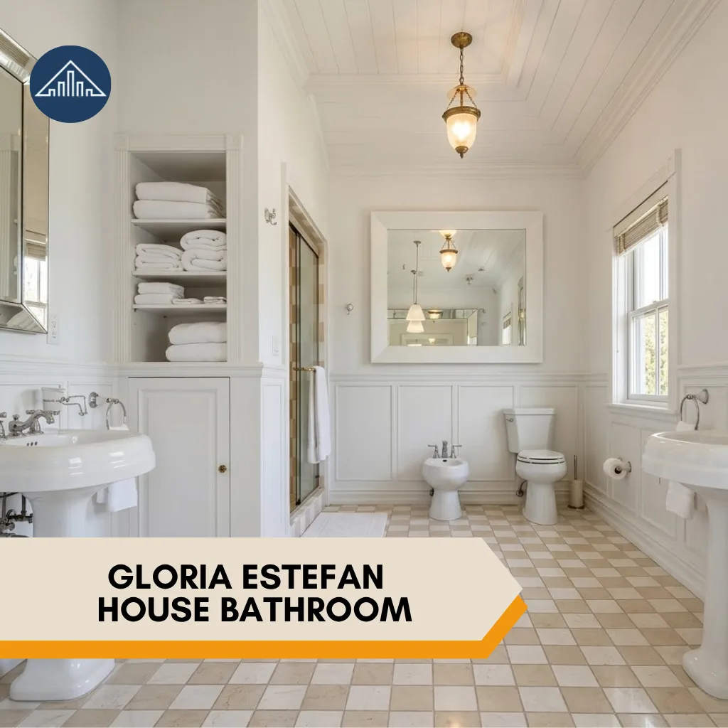 Gloria Estefan House bathroom