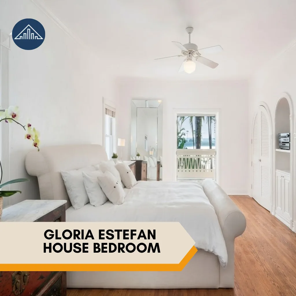 Gloria Estefan House bedroom