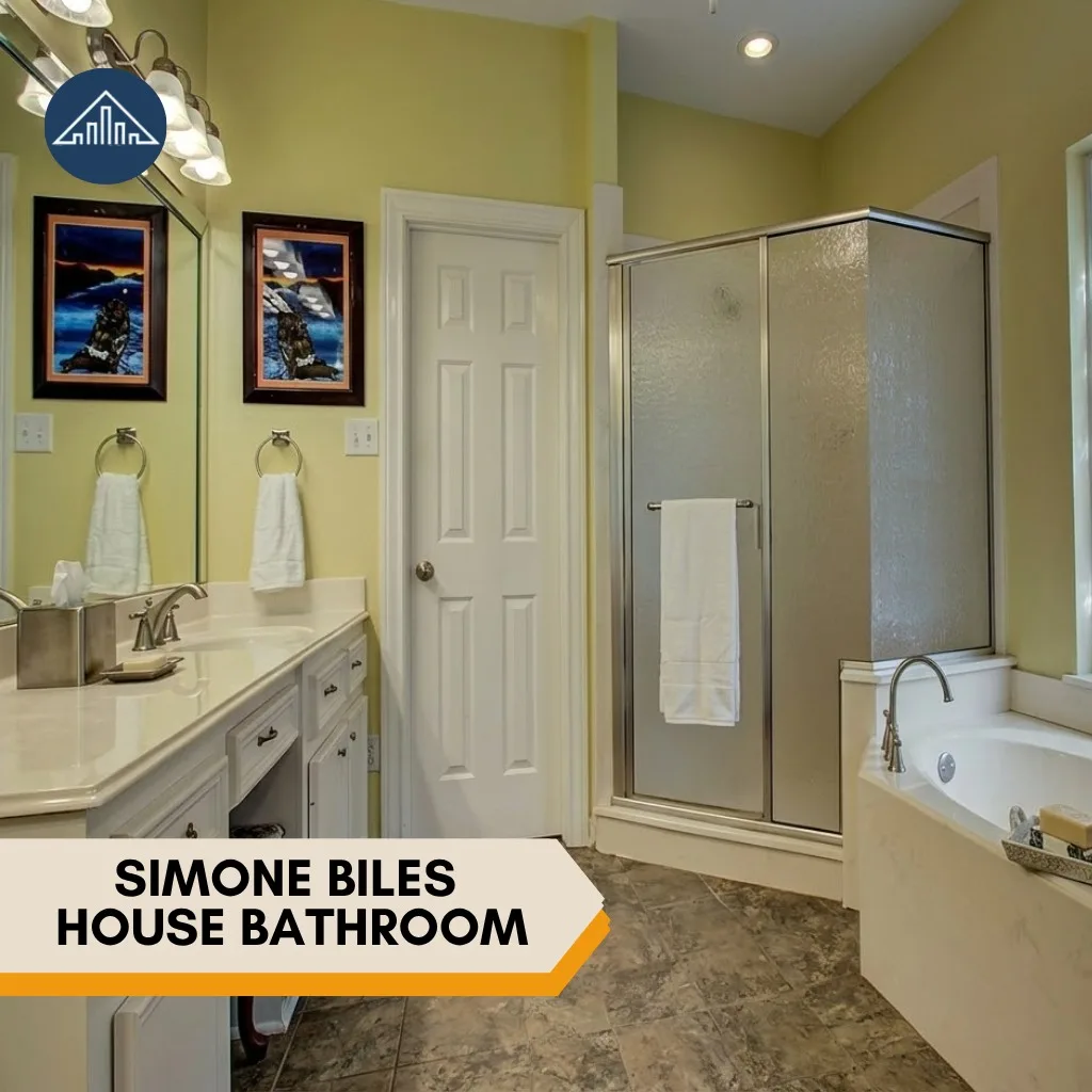 Simone Biles House bathroom