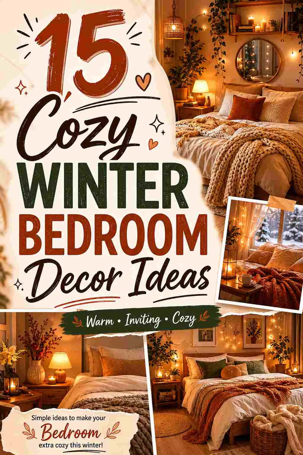 Cozy Winter Bedroom Decor Ideas