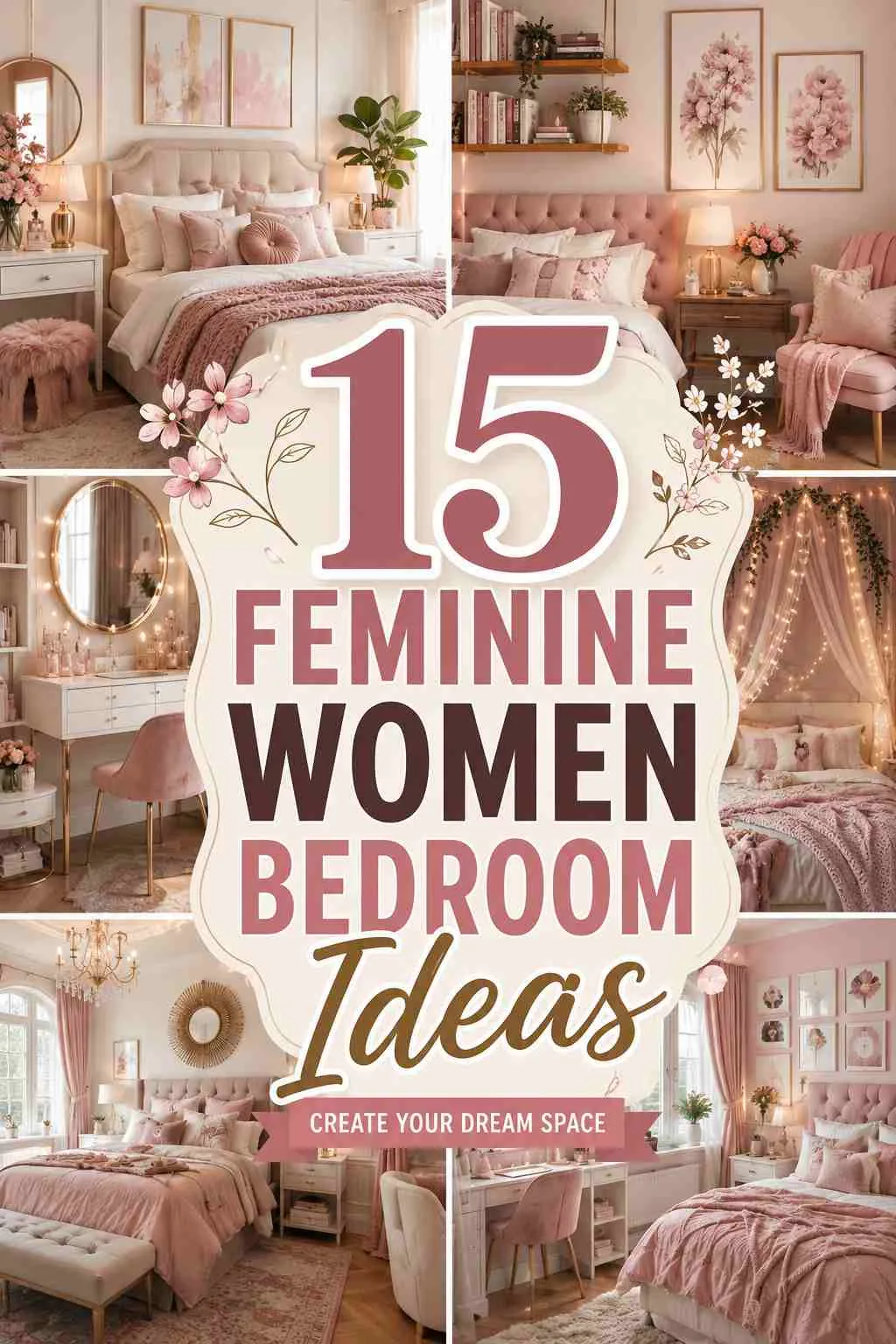 15 Feminine Women Bedroom Ideas to Transform Your Space 1 Feminine Women Bedroom Ideas
